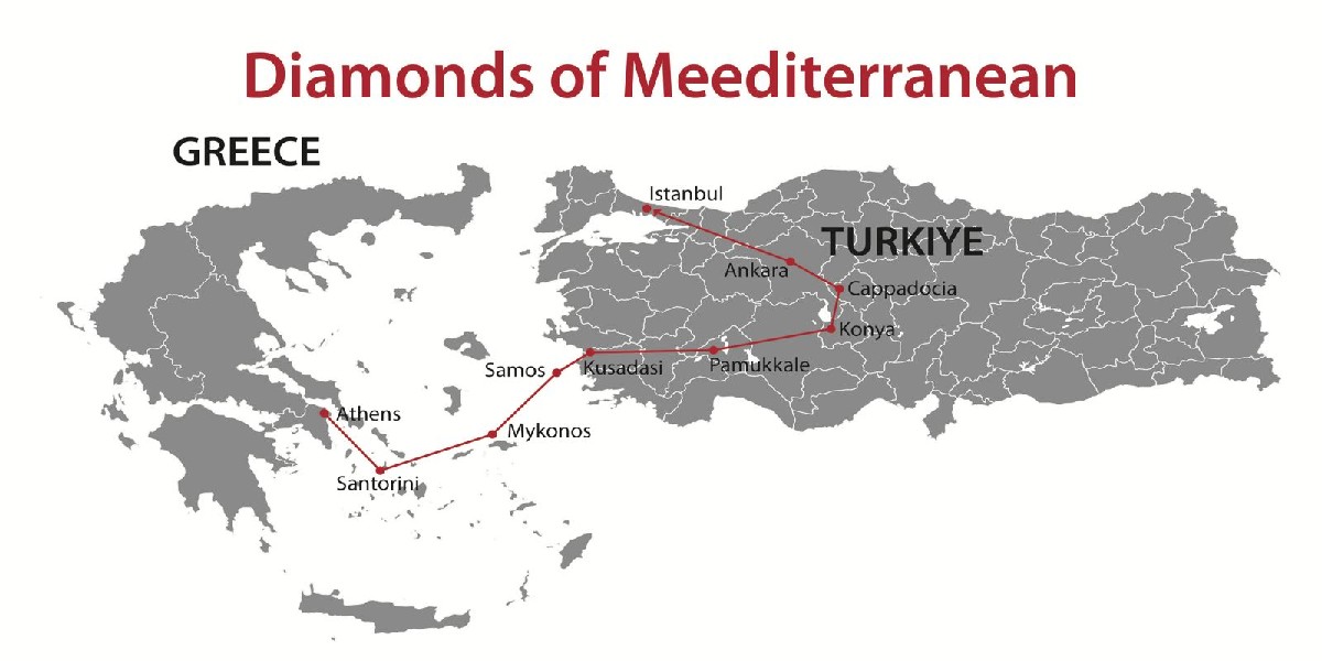 Diamonds of Mediterranean Tour